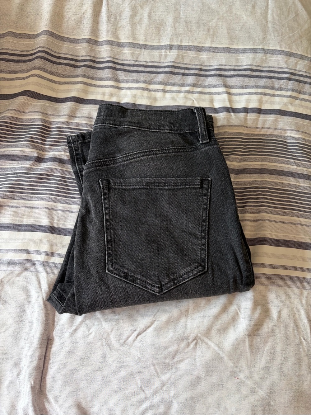 Dynamite Kate Washed Black High-Rise Jeans